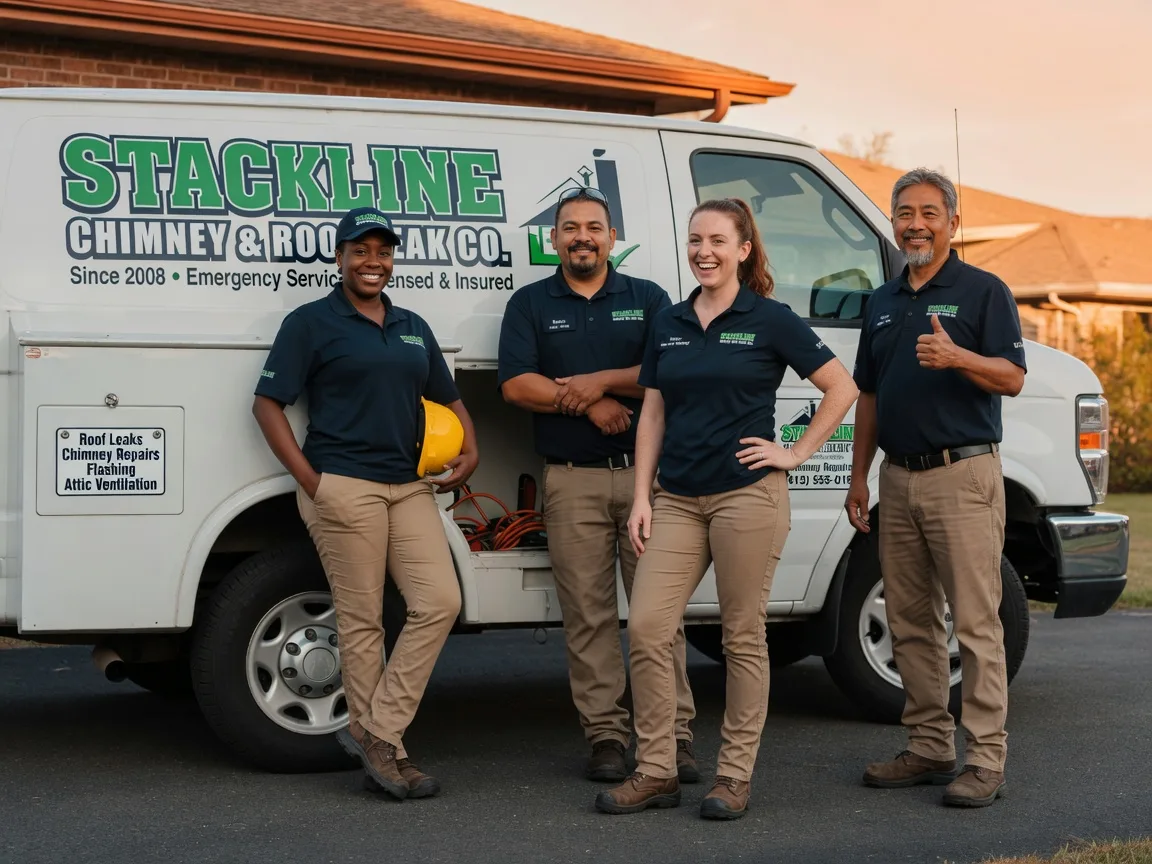 Chimney flashing repair company in Mineola, IA